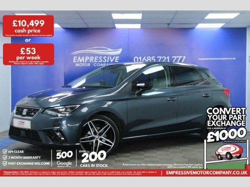 SEAT Ibiza  1.0 TSI FR Sport Hatchback 5dr Petrol Manual Euro  