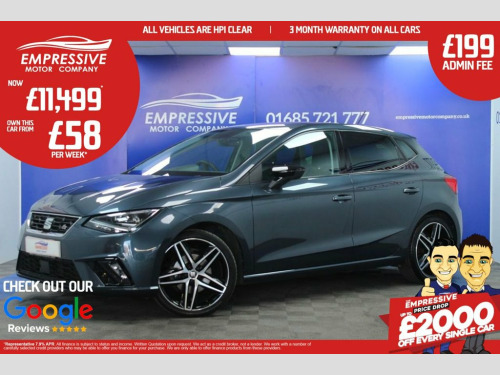 SEAT Ibiza  1.0 TSI FR Sport Hatchback 5dr Petrol Manual Euro 