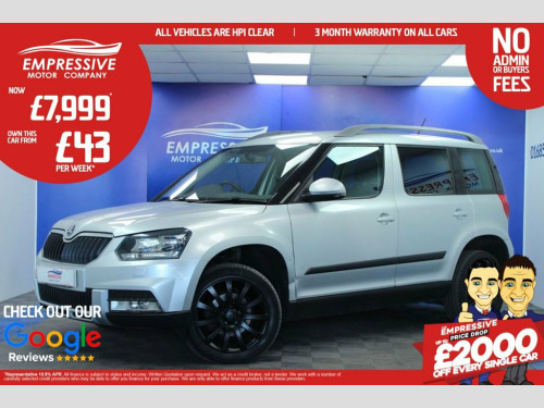 Skoda Yeti  2.0 TDI SE Business Outdoor 5dr Diesel Manual 4WD 