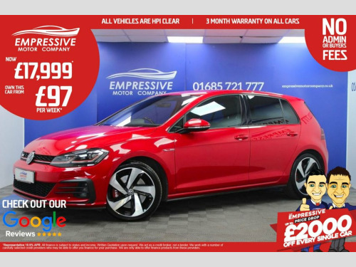 Volkswagen Golf  2.0 TSI GTI Performance Hatchback 5dr Petrol Manua