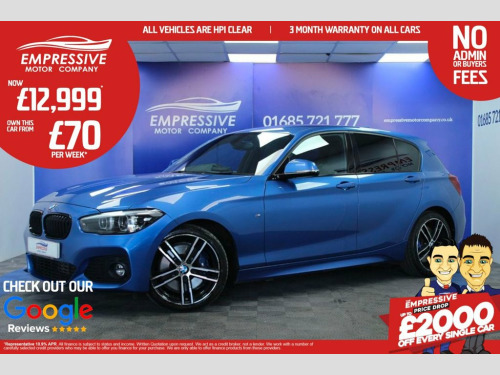 BMW 1 Series  1.5 116d M Sport Shadow Edition Hatchback 5dr Dies