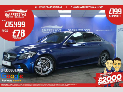Mercedes-Benz C-Class  2.0 C300d AMG Line (Premium) Saloon 4dr Diesel G-T