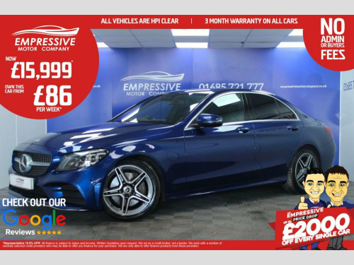 Mercedes-Benz C-Class  2.0 C300d AMG Line (Premium) Saloon 4dr Diesel G-T