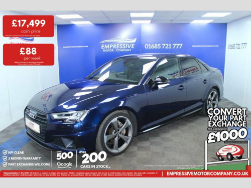 Audi A4  2.0 TDI 40 Black Edition Saloon 4dr Diesel S Troni 