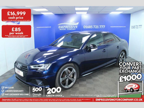 Audi A4  2.0 TDI 40 Black Edition Saloon 4dr Diesel S Troni 