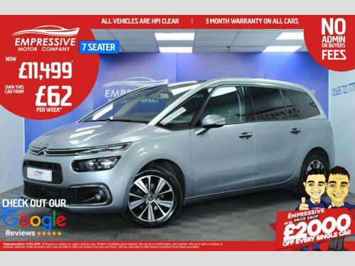 Citroen Grand C4 Picasso  1.6 BlueHDi Flair MPV 5dr Diesel Manual Euro 6 (s/