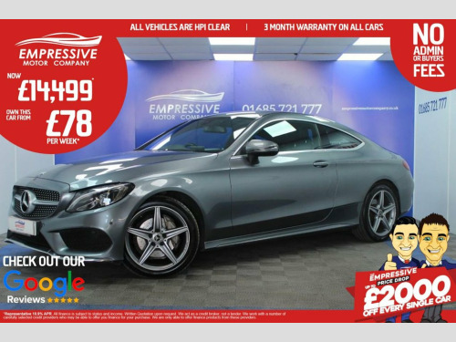 Mercedes-Benz C-Class  2.1 C220d AMG Line Coupe 2dr Diesel G-Tronic+ Euro