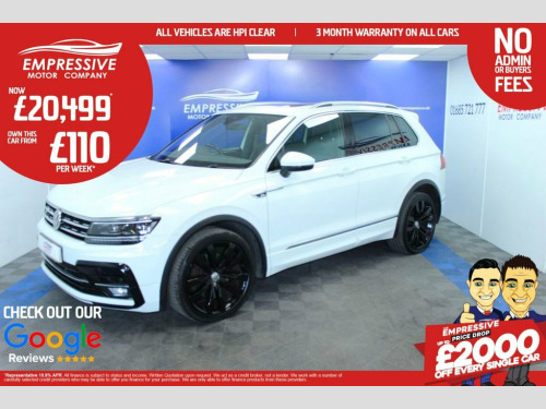 Volkswagen Tiguan  2.0 TDI R-Line SUV 5dr Diesel DSG 4Motion Euro 6 (