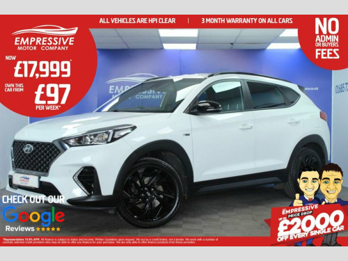 Hyundai Tucson  1.6 T-GDi N Line SUV 5dr Petrol Manual Euro 6 (s/s