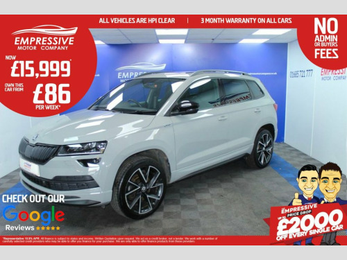 Skoda Karoq  2.0 TDI SportLine SUV 5dr Diesel Manual 4WD Euro 6