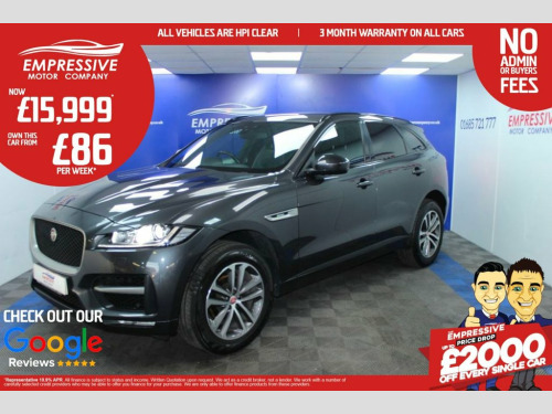 Jaguar F-PACE  2.0 D240 R-Sport SUV 5dr Diesel Auto AWD Euro 6 (s