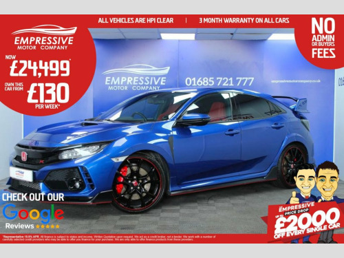 Honda Civic  2.0 VTEC Turbo Type R GT Hatchback 5dr Petrol Manu
