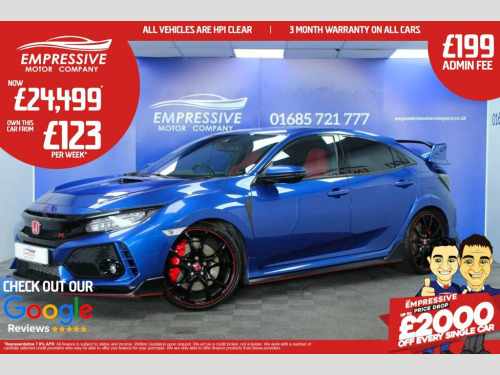 Honda Civic  2.0 VTEC Turbo Type R GT Hatchback 5dr Petrol Manu