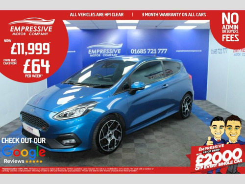 Ford Fiesta  1.5T EcoBoost ST-2 Hatchback 3dr Petrol Manual Eur