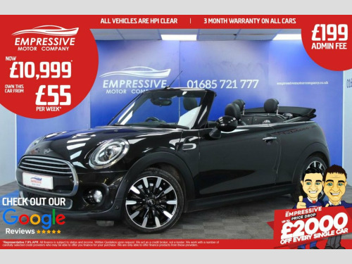 MINI Convertible  1.5 Cooper Exclusive Convertible 2dr Petrol Manual