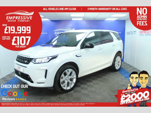 Land Rover Discovery Sport  2.0 D165 MHEV R-Dynamic S Plus SUV 5dr Diesel Auto