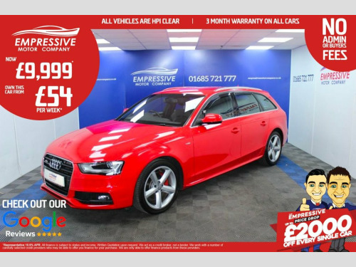 Audi A4 Avant  2.0 TDI S line Estate 5dr Diesel Multitronic Euro 