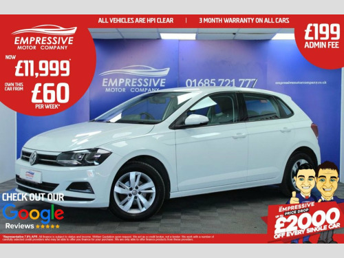 Volkswagen Polo  1.0 EVO SE Hatchback 5dr Petrol Manual Euro 6 (s/s