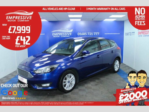 Ford Focus  1.5 TDCi Zetec Hatchback 5dr Diesel Manual Euro 6 
