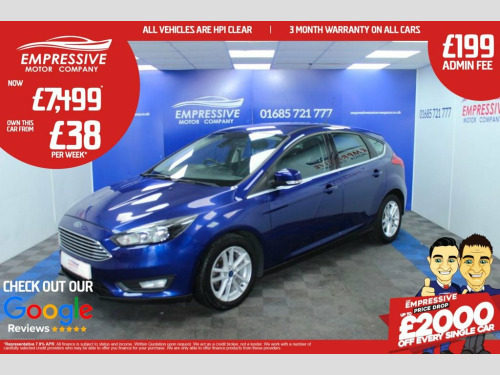 Ford Focus  1.5 TDCi Zetec Hatchback 5dr Diesel Manual Euro 6 