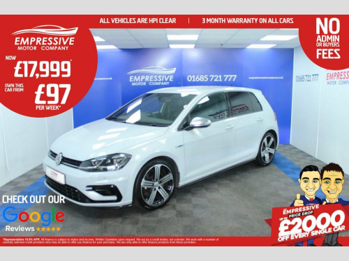 Volkswagen Golf  2.0 TSI BlueMotion Tech R Hatchback 5dr Petrol DSG