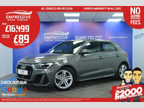 Audi A1  1.0 TFSI 30 S line Sportback 5dr Petrol S Tronic E