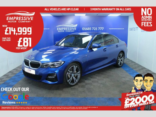 BMW 3 Series  2.0 330e 12kWh M Sport Saloon 4dr Petrol Plug-in H