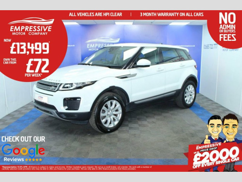 Land Rover Range Rover Evoque  2.0 TD4 SE SUV 5dr Diesel Auto 4WD Euro 6 (s/s) (1