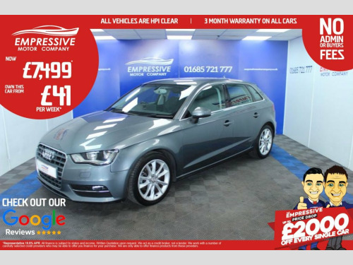 Audi A3  1.4 TFSI CoD Sport Sportback 5dr Petrol Manual Eur