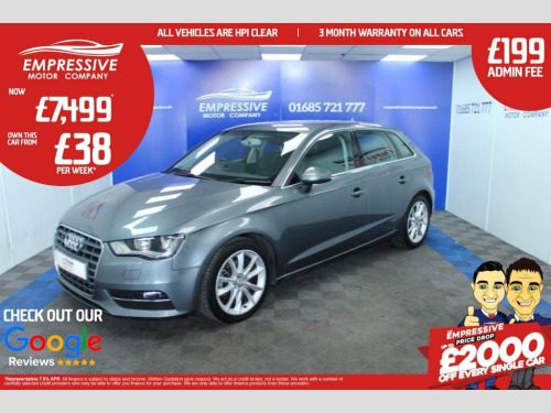 Audi A3  1.4 TFSI CoD Sport Sportback 5dr Petrol Manual Eur