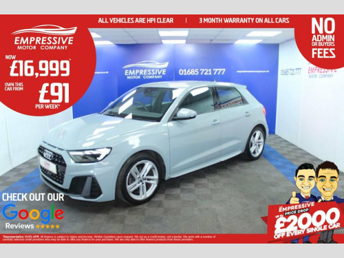 Audi A1  1.0 TFSI 30 S line Sportback 5dr Petrol Manual Eur