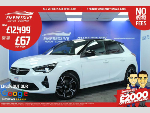 Vauxhall Corsa  1.2 Turbo SRi Edition Hatchback 5dr Petrol Manual 