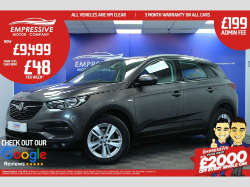 Vauxhall Grandland X  1.6 Turbo D BlueInjection SE SUV 5dr Diesel Manual 