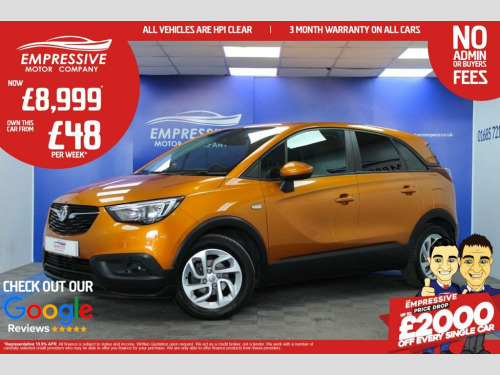 Vauxhall Crossland X  1.2 SE SUV 5dr Petrol Manual Euro 6 (83 ps)