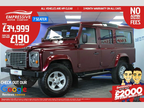 Land Rover Defender  2.2 TDCi XS SUV Double Cab 5dr Diesel Manual 4WD M