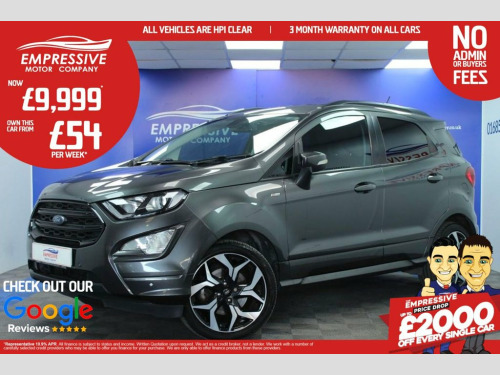 Ford EcoSport  1.0T EcoBoost ST-Line SUV 5dr Petrol Manual Euro 6