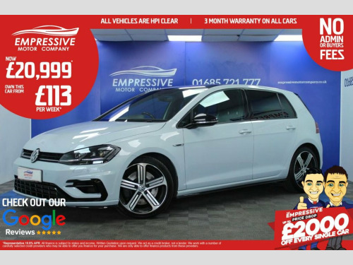 Volkswagen Golf  2.0 TSI R Hatchback 5dr Petrol DSG 4Motion Euro 6 
