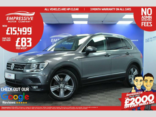 Volkswagen Tiguan  2.0 TDI Match SUV 5dr Diesel DSG Euro 6 (s/s) (150