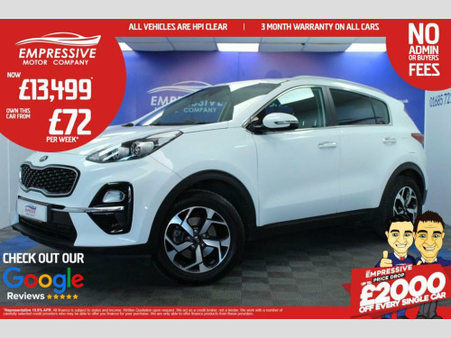Kia Sportage  1.6 GDi 2 SUV 5dr Petrol Manual Euro 6 (s/s) (130 