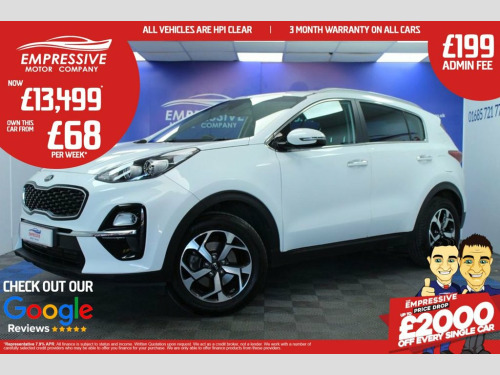 Kia Sportage  1.6 GDi 2 SUV 5dr Petrol Manual Euro 6 (s/s) (130 