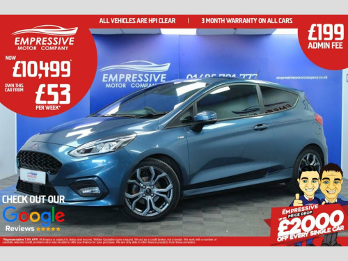 Ford Fiesta  1.0T EcoBoost GPF ST-Line Hatchback 3dr Petrol Man
