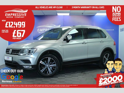 Volkswagen Tiguan  2.0 TDI BlueMotion Tech SE SUV 5dr Diesel Manual E