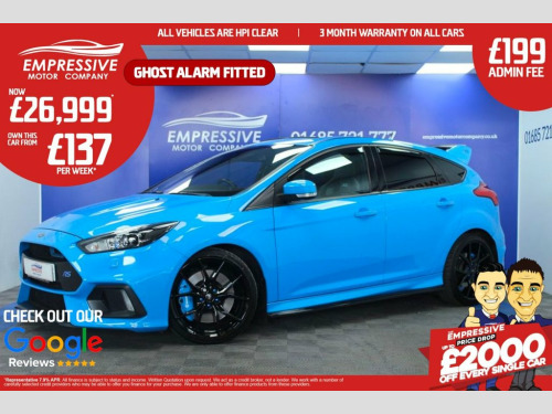 Ford Focus  2.3T EcoBoost RS Hatchback 5dr Petrol Manual AWD E