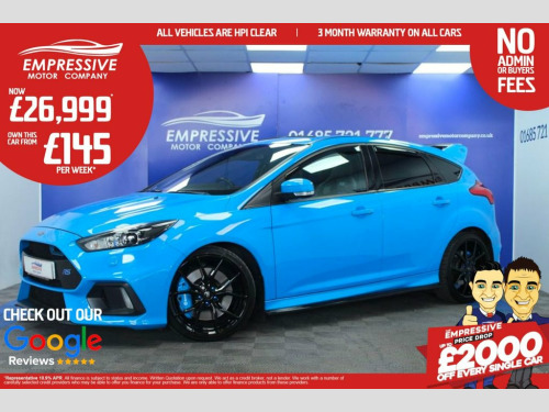 Ford Focus  2.3T EcoBoost RS Hatchback 5dr Petrol Manual AWD E