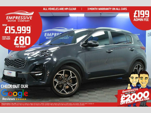 Kia Sportage  1.6 CRDi EcoDynamics+ GT-Line SUV 5dr Diesel Hybri