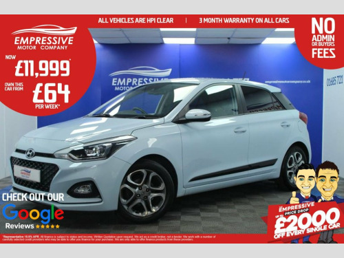 Hyundai i20  1.2 Premium Nav Hatchback 5dr Petrol Manual Euro 6