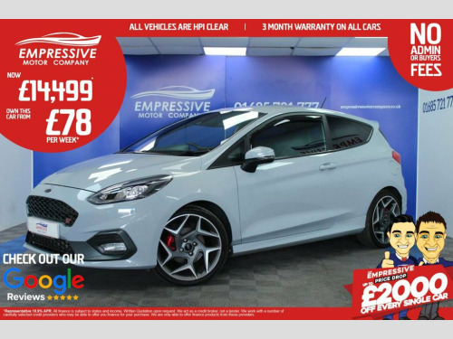 Ford Fiesta  1.5T EcoBoost ST-3 Hatchback 3dr Petrol Manual Eur