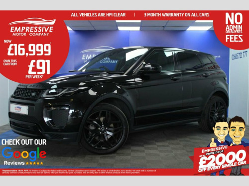 Land Rover Range Rover Evoque  2.0 TD4 HSE Dynamic SUV 5dr Diesel Auto 4WD Euro 6