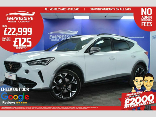 SEAT Formentor   1.5 TSI V2 SUV 5dr Petrol DSG Euro 6 (s/s) (150 ps