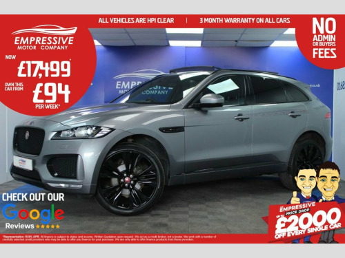 Jaguar F-PACE  2.0 D180 Chequered Flag SUV 5dr Diesel Auto AWD Eu
